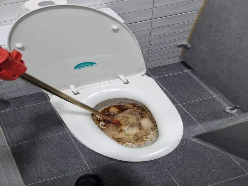 삼송 변기막힘 작업사례 4